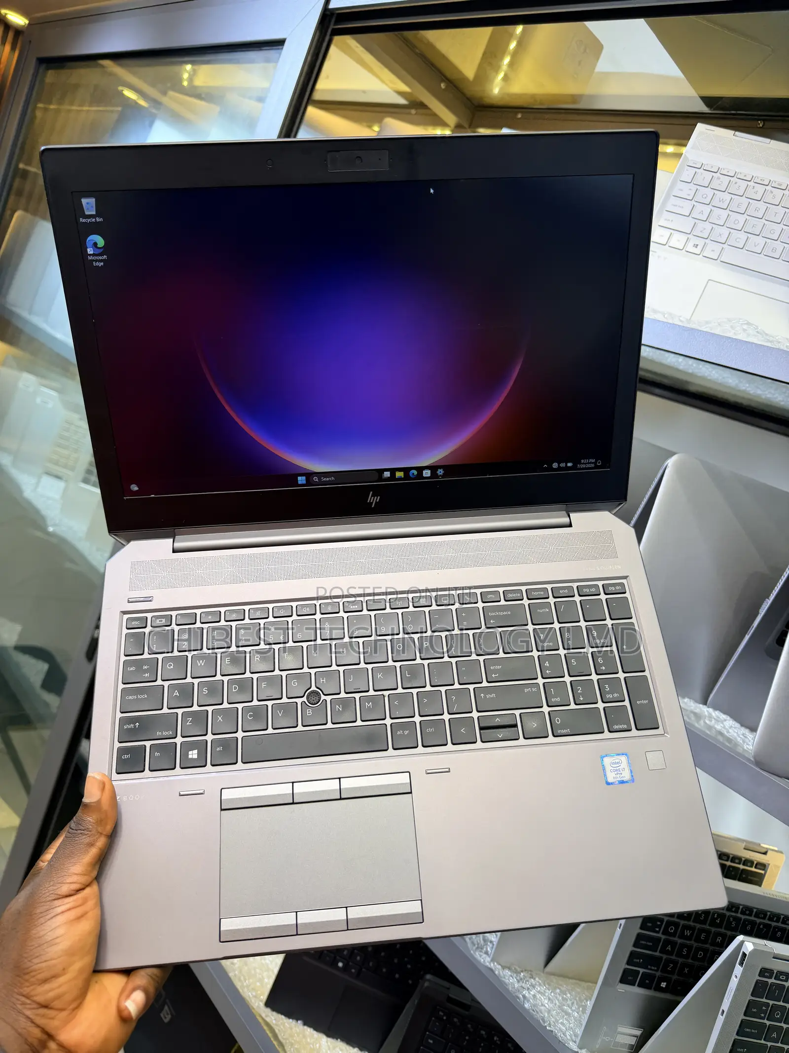 Laptop HP ZBook 15 G5 16GB Intel Core i7 HDD+SSD 750GB