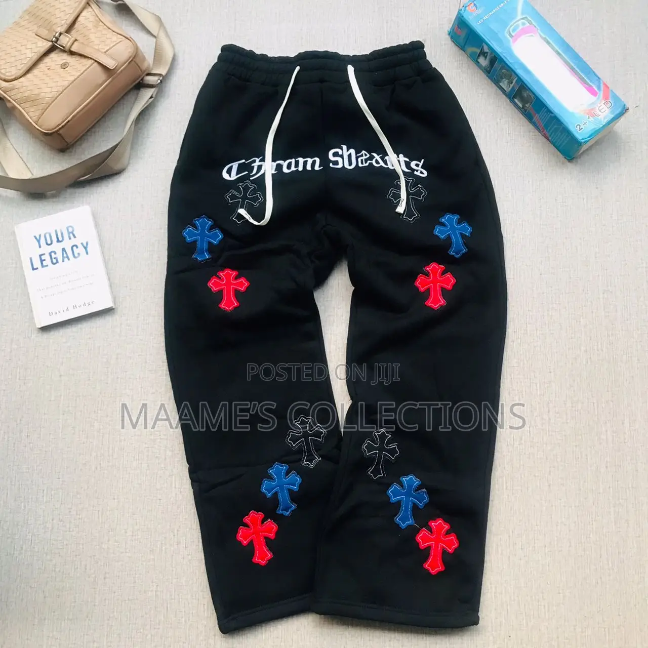 Chrome Hearts-Inspired Premium Fleece Jogger Sweatpants
