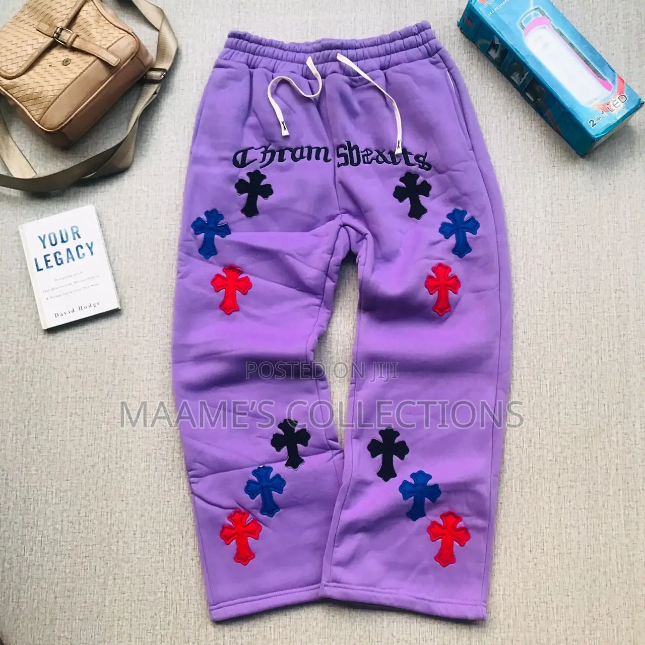 Chrome Hearts-Inspired Premium Fleece Jogger Sweatpants