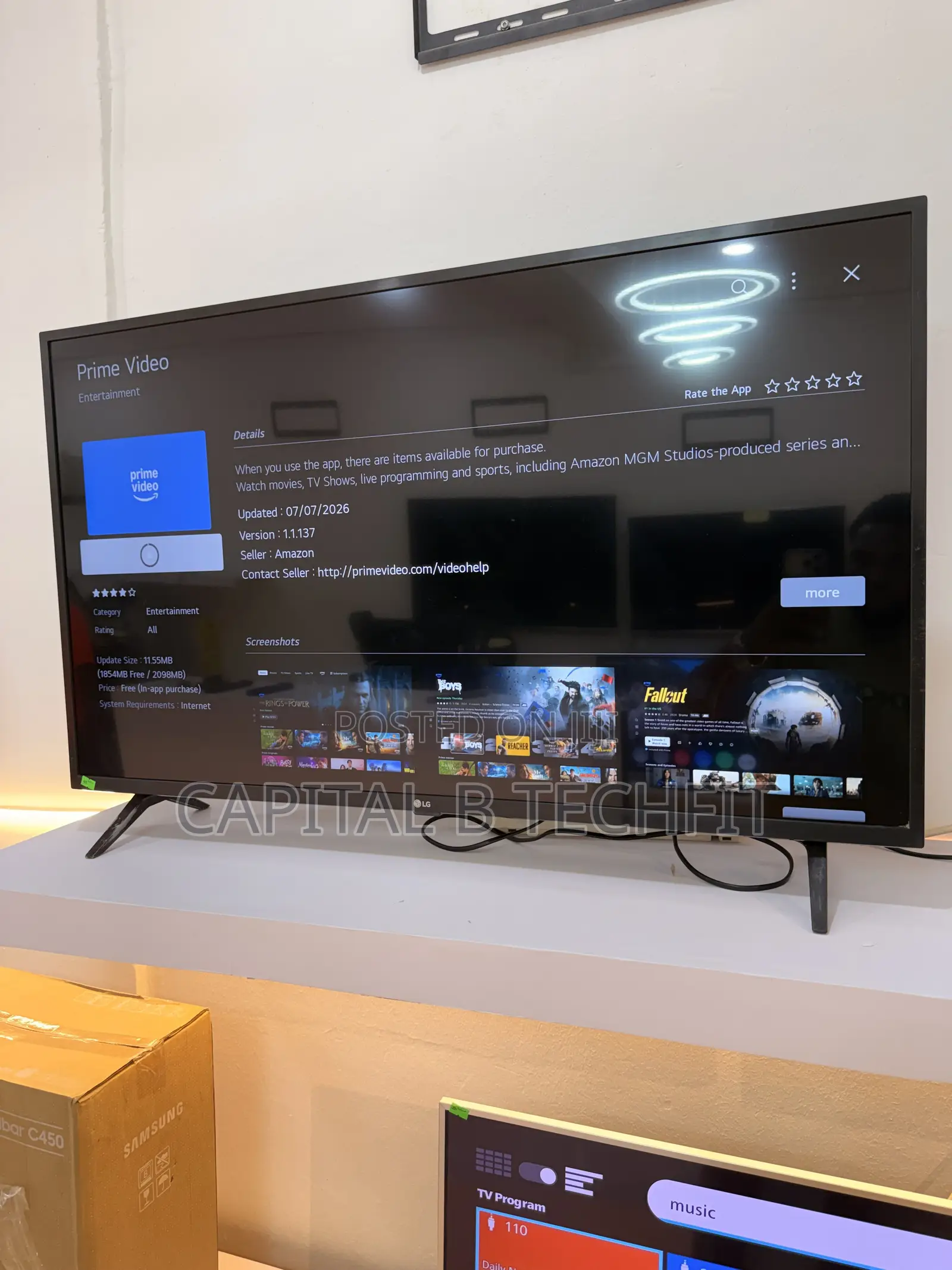 43inches Full Digital Satellite Smart LG MACHINE