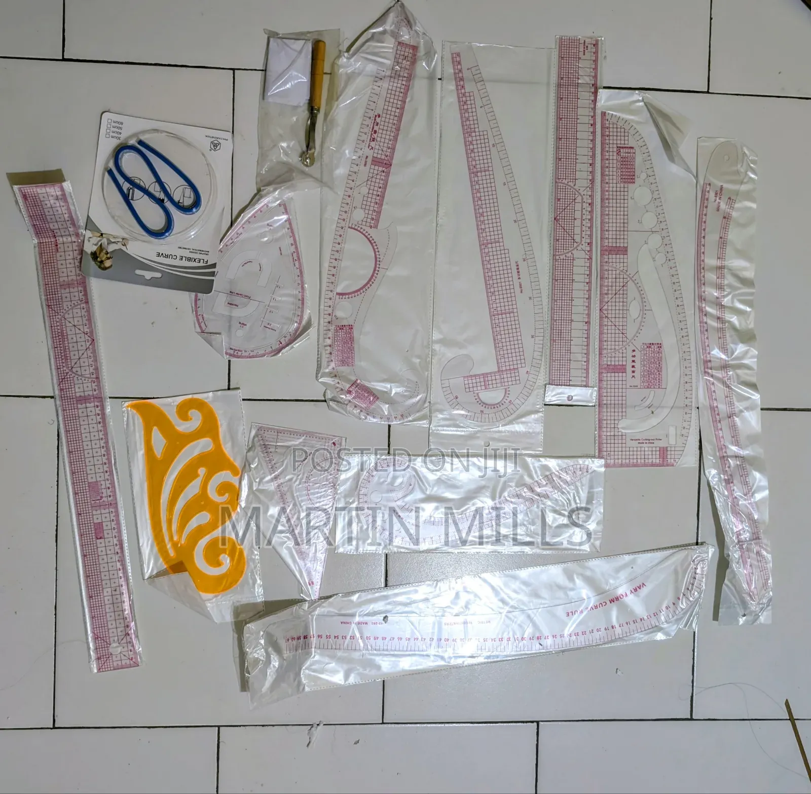 Thirteen Set French Curve Ruler