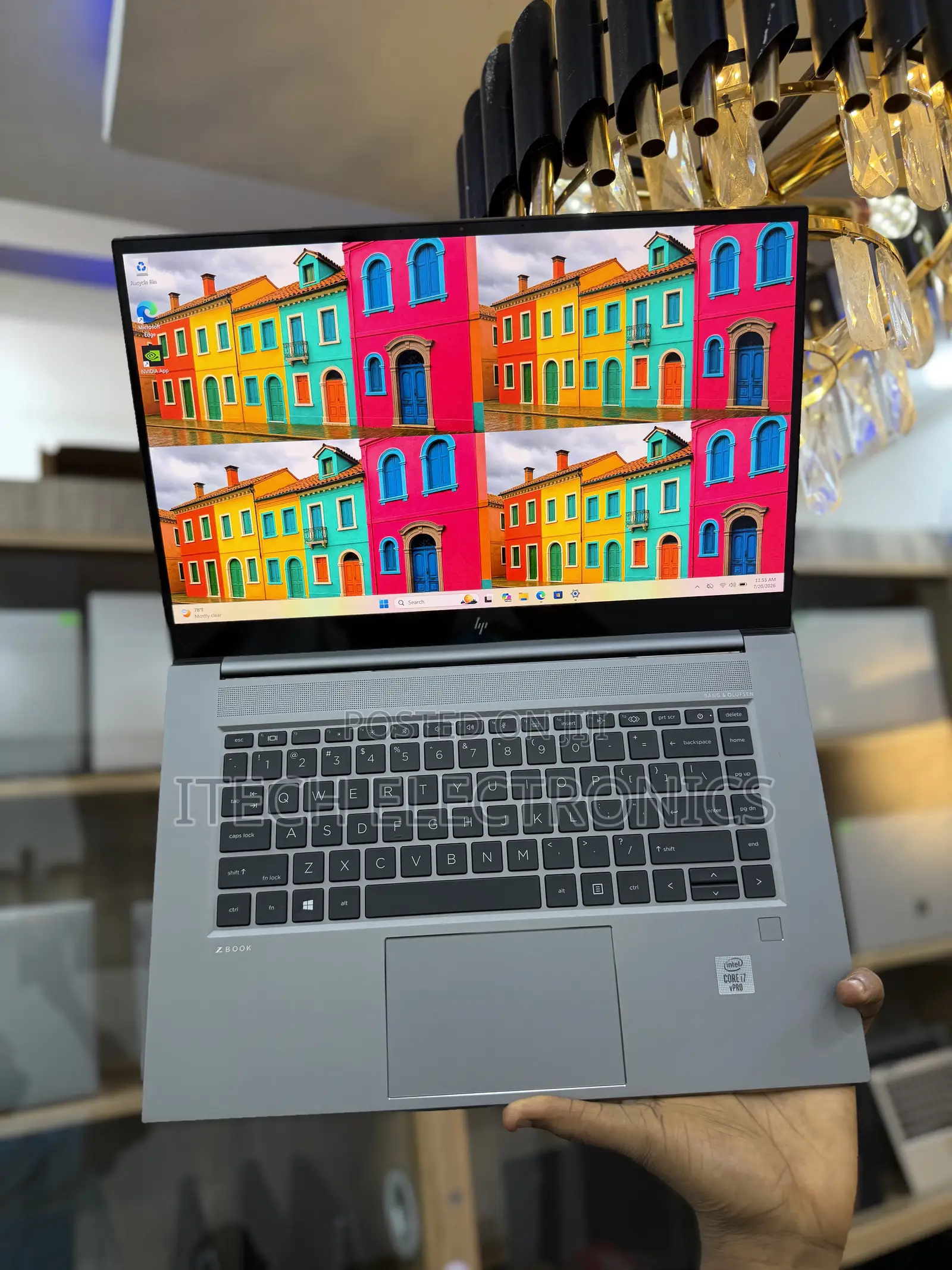 Laptop HP Zbook Studio G7 32GB Intel Core i7 SSD 512GB