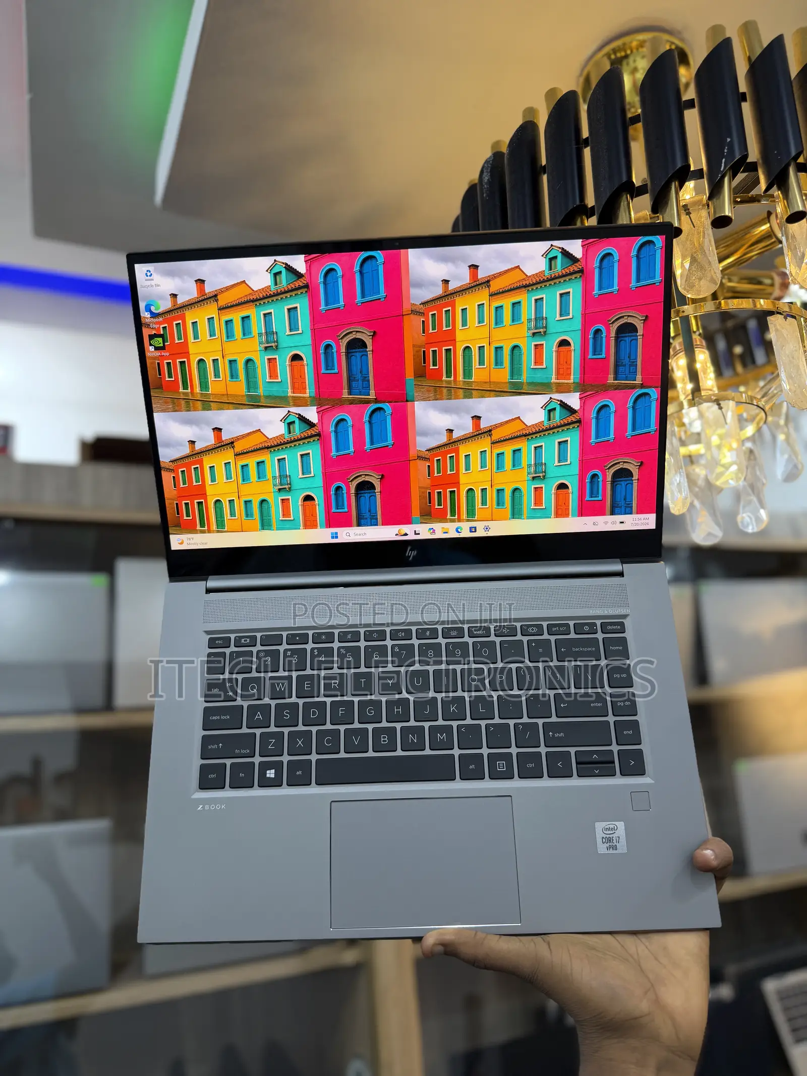 Laptop HP Zbook Studio G7 32GB Intel Core i7 SSD 512GB