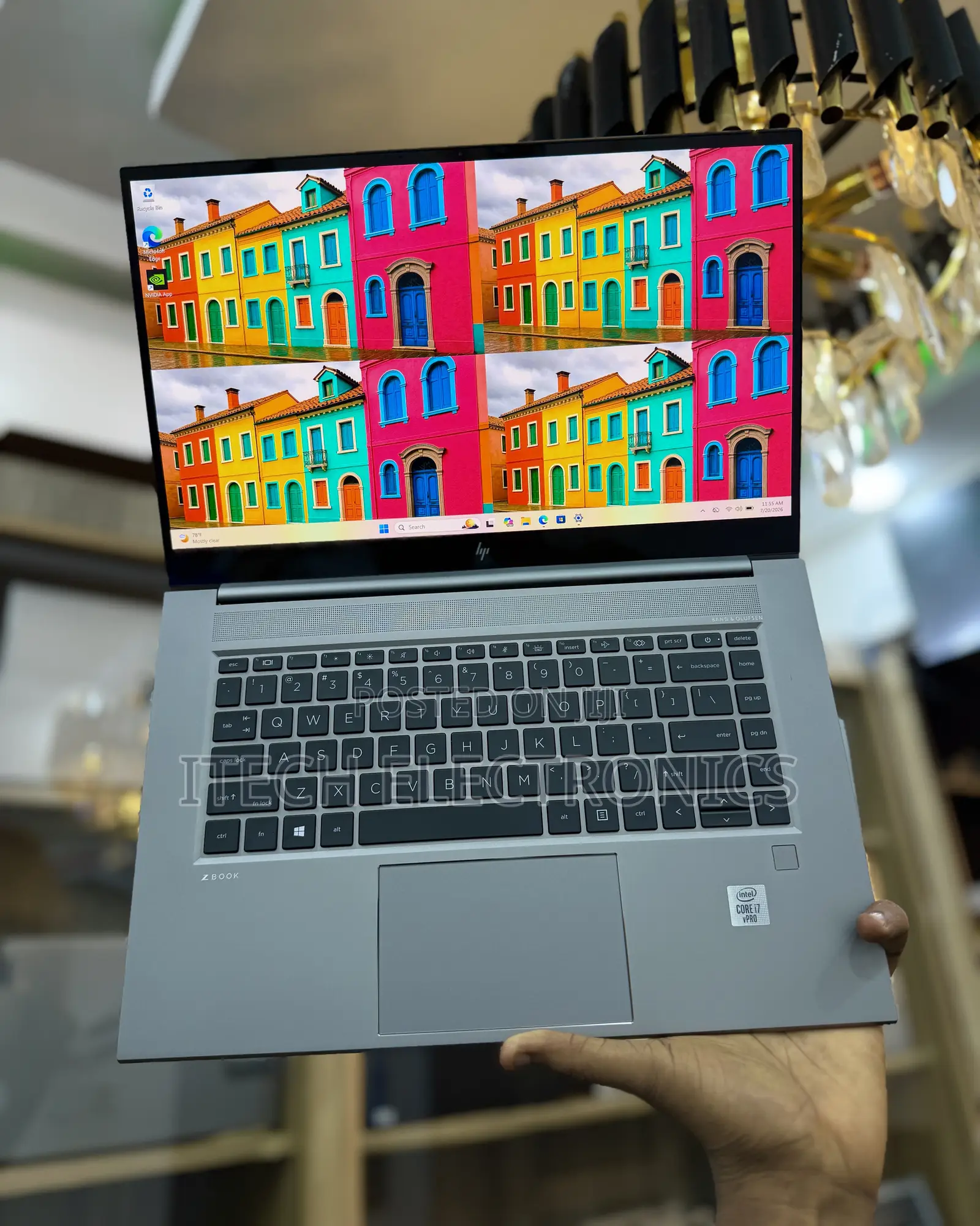 Laptop HP Zbook Studio G7 32GB Intel Core i7 SSD 512GB