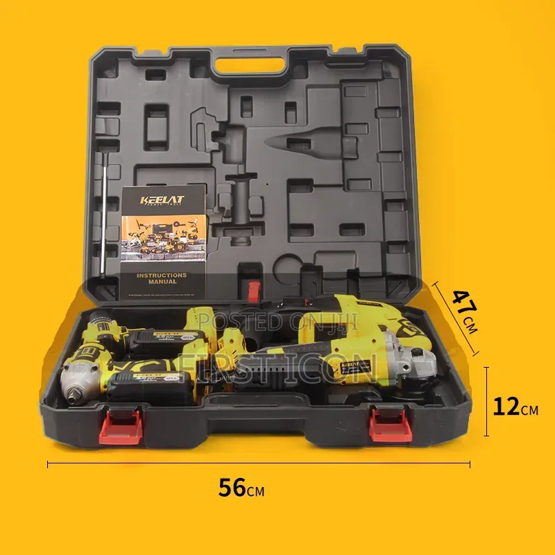 21V Brushless 4-in-1 Cordless Power Tool Combo Kit