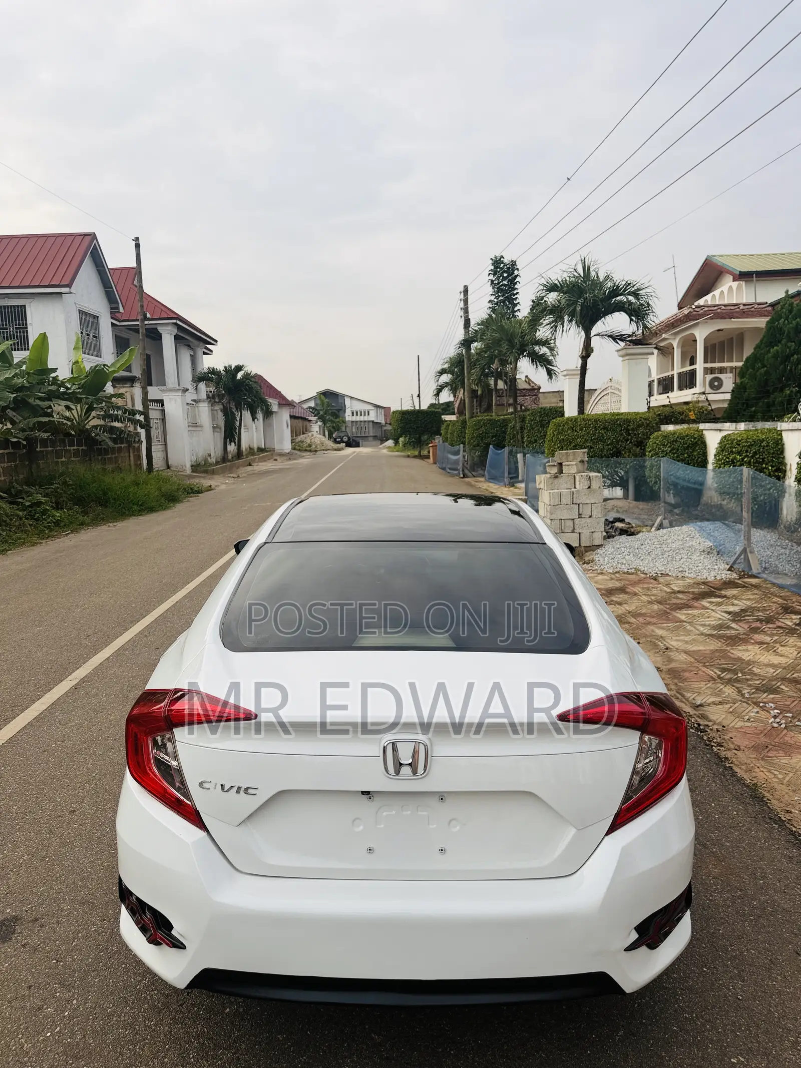 Honda Civic EX Sedan 2018 White