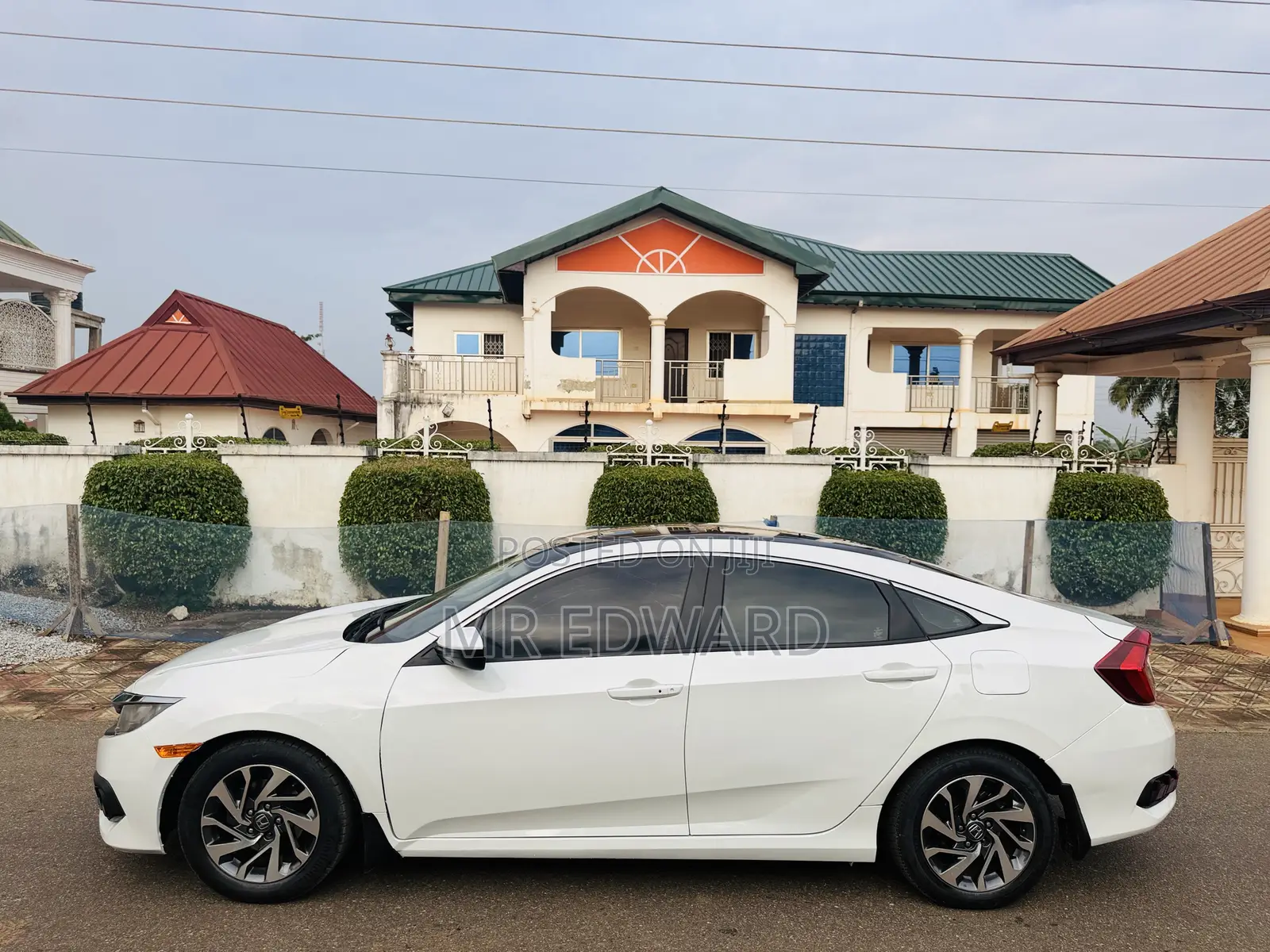 Honda Civic EX Sedan 2018 White