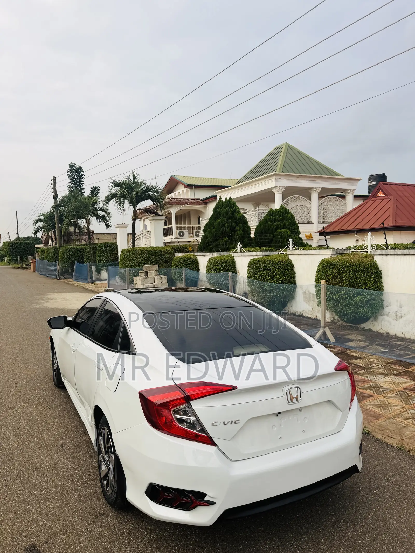 Honda Civic EX Sedan 2018 White