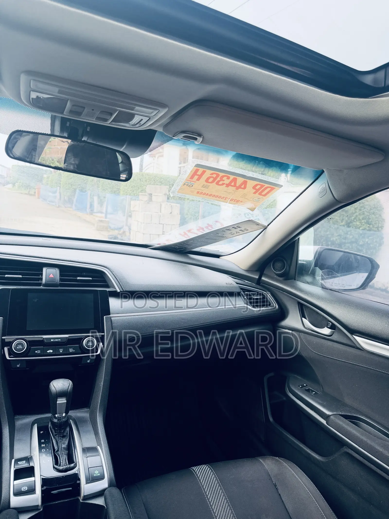 Honda Civic EX Sedan 2018 White