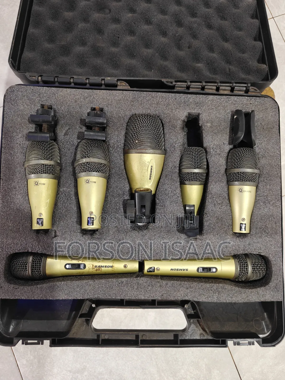 Set of Spinning and Live Band Instruments