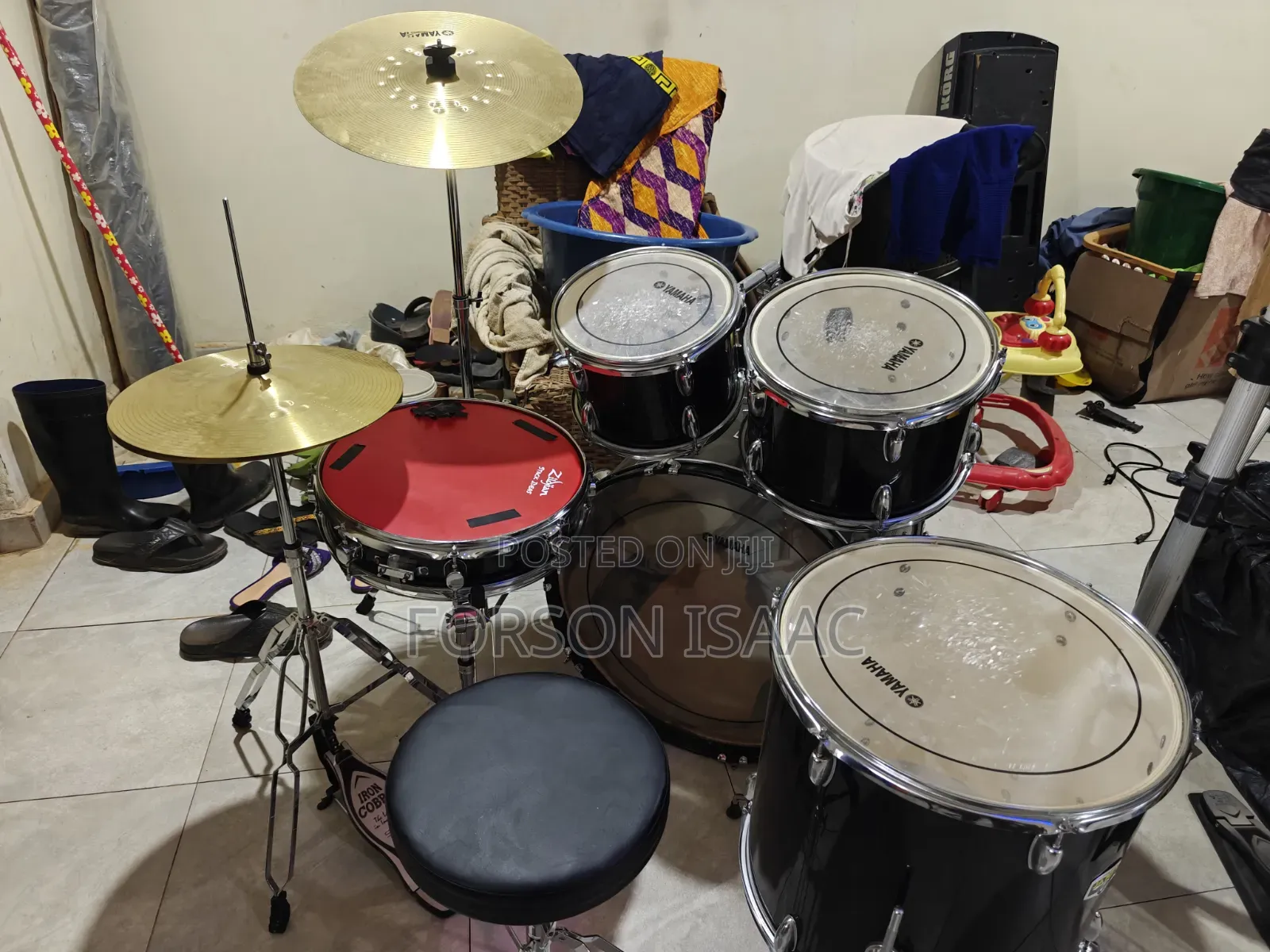 Set of Spinning and Live Band Instruments