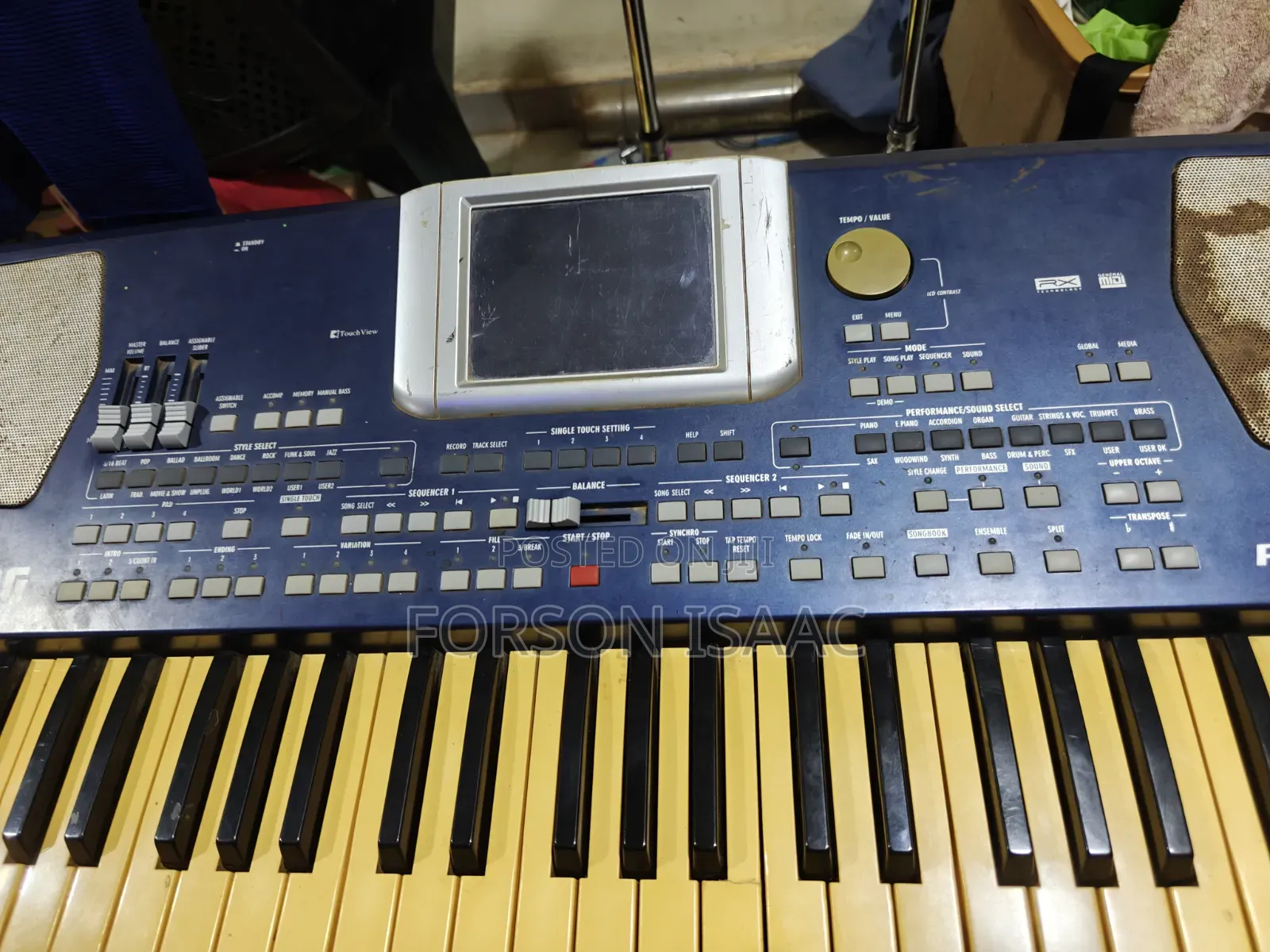 Set of Spinning and Live Band Instruments
