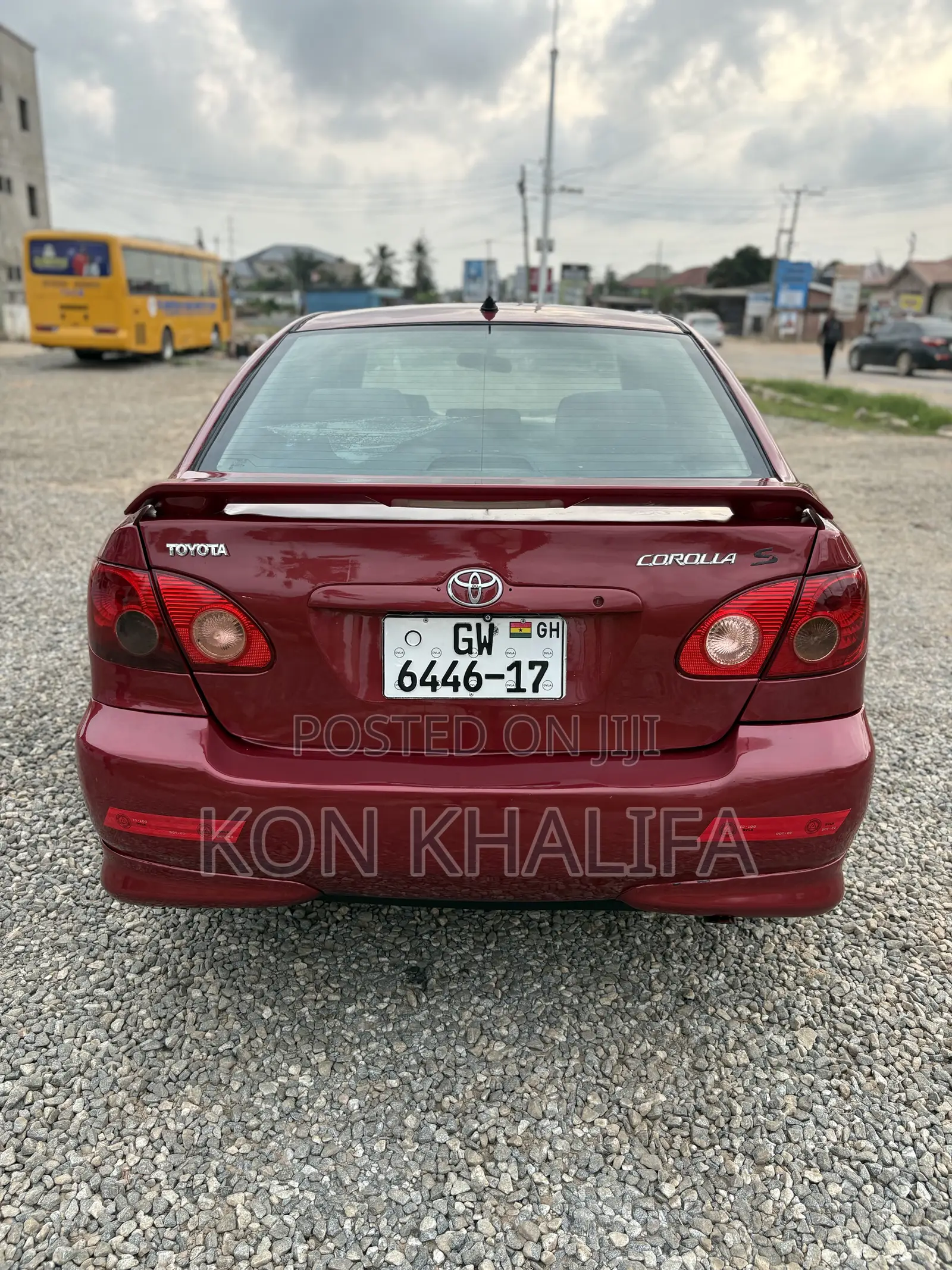 Toyota Corolla S 2007 Red