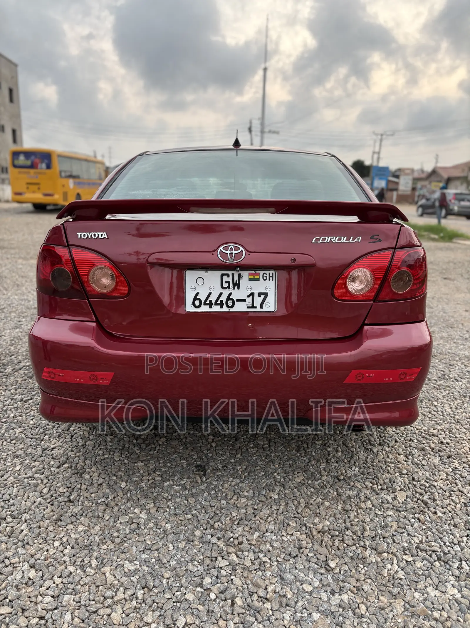 Toyota Corolla S 2007 Red