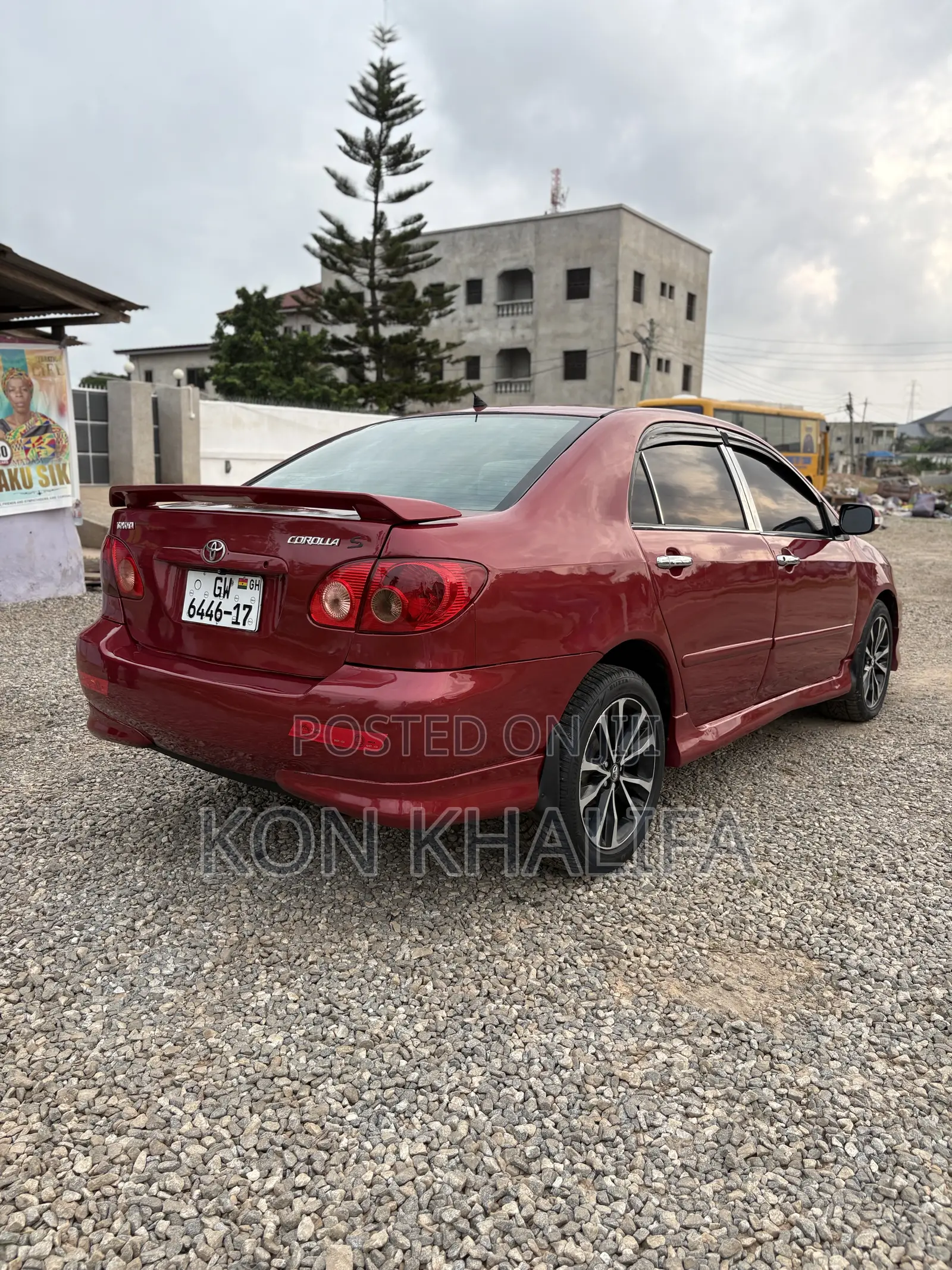 Toyota Corolla S 2007 Red