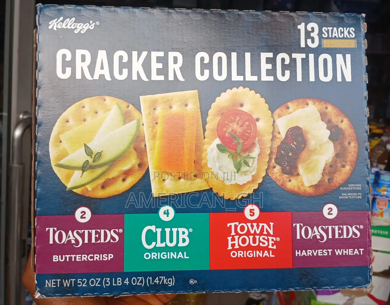 Kelloggs Crackers Collection, 13 Stacks, 1.47kg
