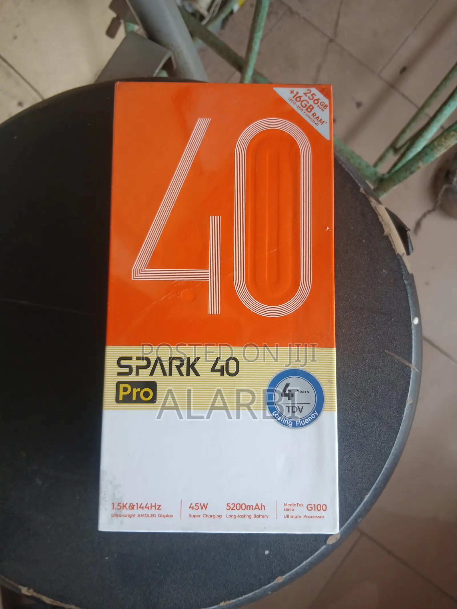 New Tecno Spark 40 Pro 256 GB Black