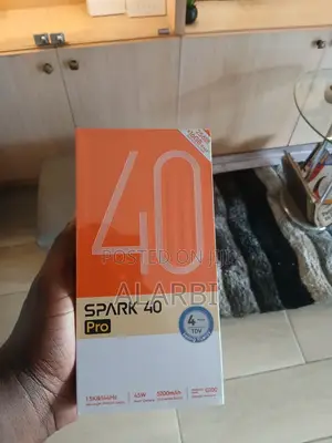 New Tecno Spark 40 Pro 256 GB Black