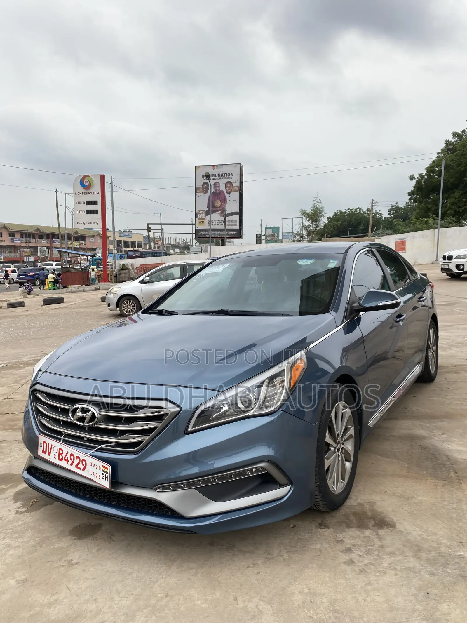 Hyundai Sonata Sport 2.0T Sedan FWD (2.0L 4cyl 6A) 2016 Blue