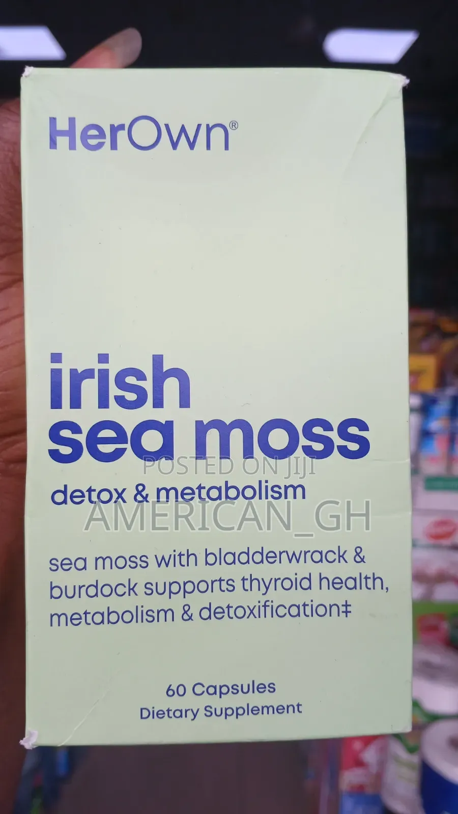 Irish Sea Moss Detox and Metabolism, 60 Capsules