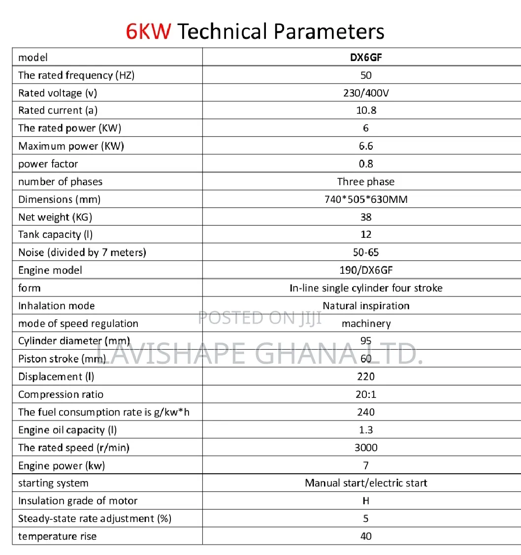 Super Silent Diesel Generator 8kvA