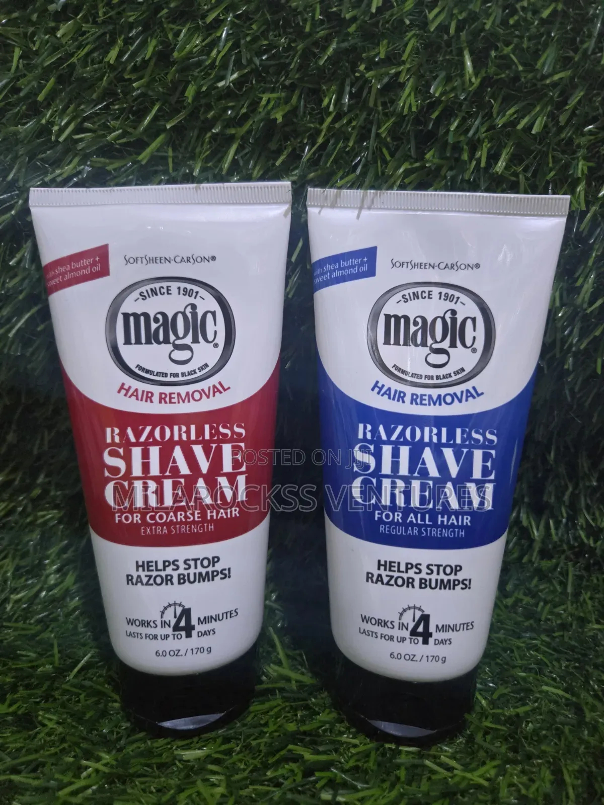 Softsheen Carson Magic Razorless Shave Cream. 170g.