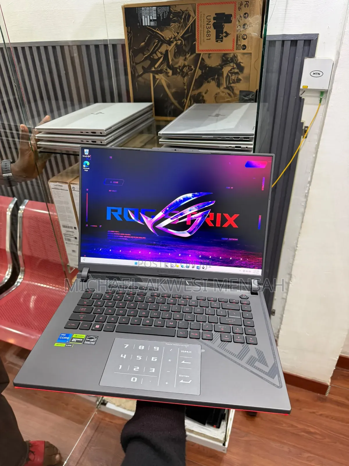 New Laptop Asus ROG Strix G16 16GB Intel Core i7 SSD 1T