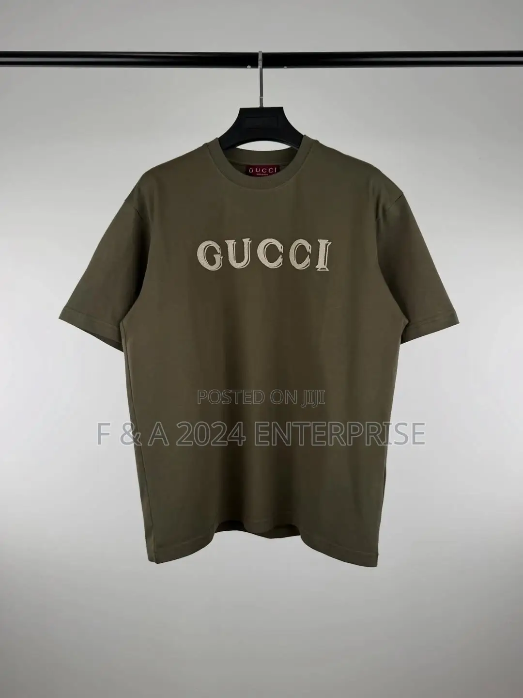 GUCCI Forrest Green Branded Shirts Available