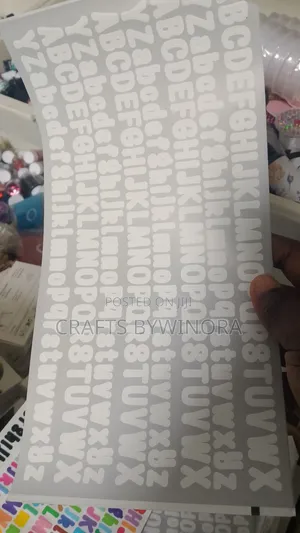 Large Alphabet Stickers – Multiple Colors