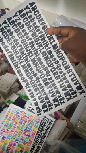 Large Alphabet Stickers – Multiple Colors