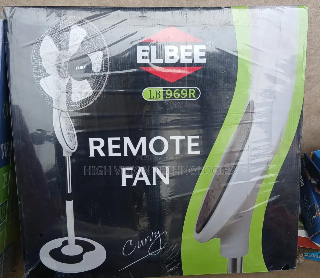 High Performance Elbee Standing Fan With Remote