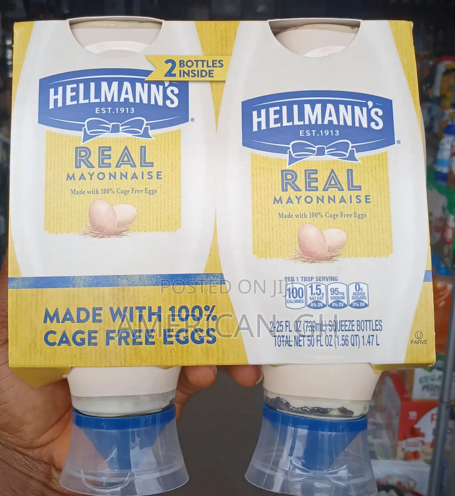 Hellmann's Real Mayonnaise, 1.47L
