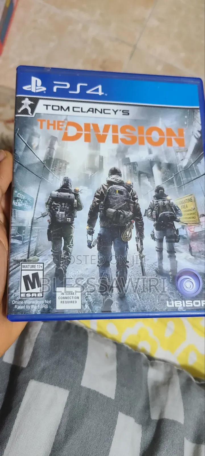 The Division PS4 Game CD