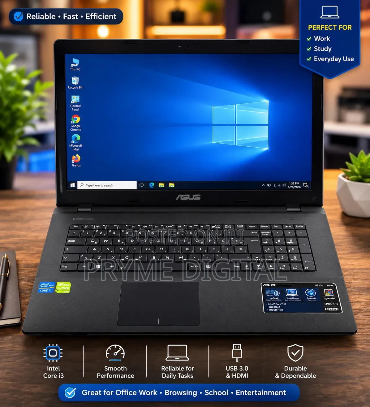 Laptop Asus R750JK 4GB Intel Core i3 HDD 750GB