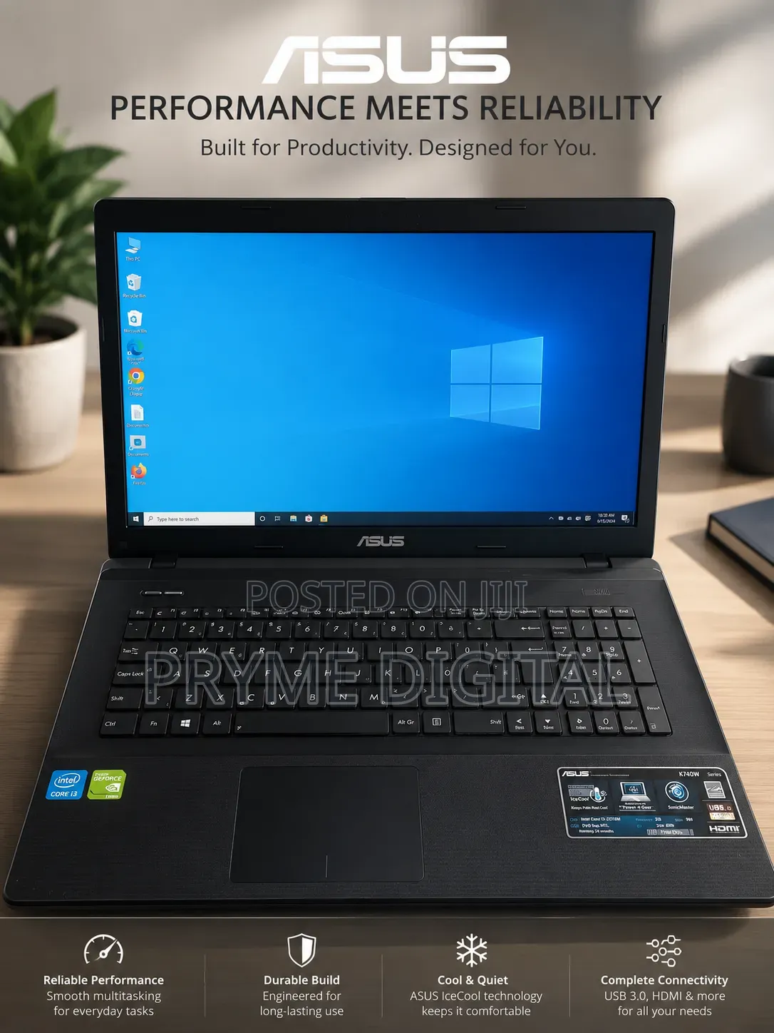 Laptop Asus R750JK 4GB Intel Core i3 HDD 750GB