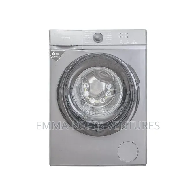 -6kg - Front Load Washing Machine - Silver + 12 Months Warranty