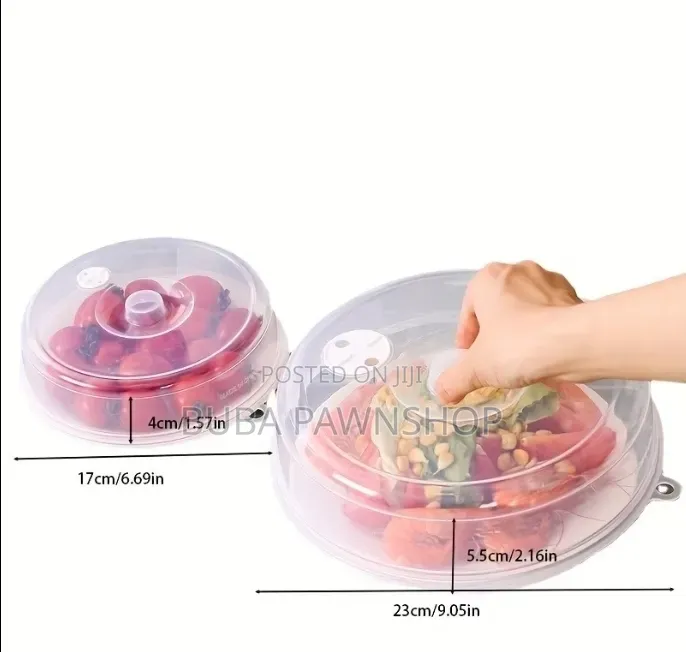 2-Piece Microwave Splatter Guard Cover Set