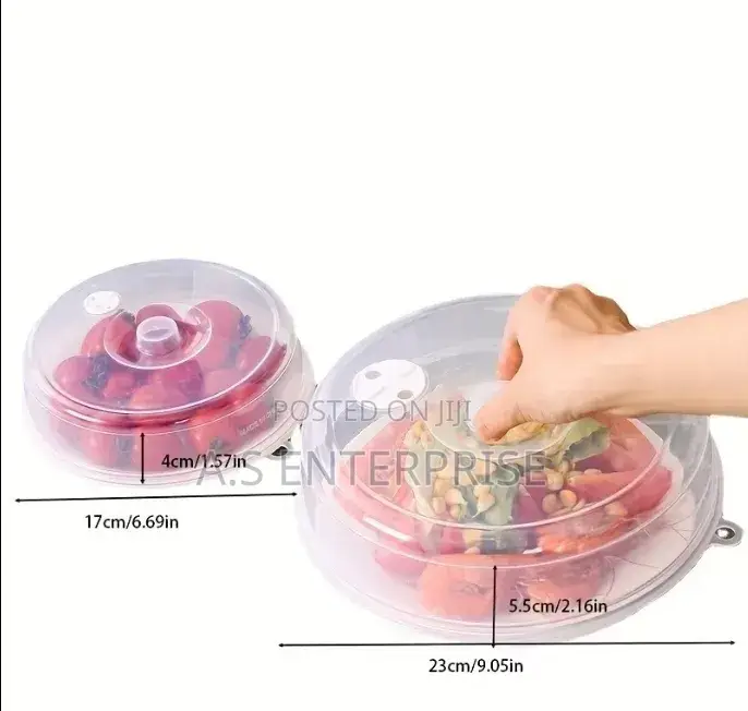 2-Piece Microwave Splatter Guard Cover Set