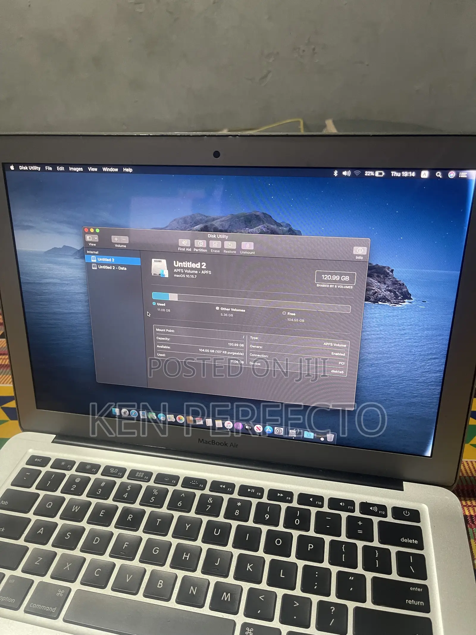 Laptop Apple MacBook 2012 8GB Intel Core i5 SSD 128GB