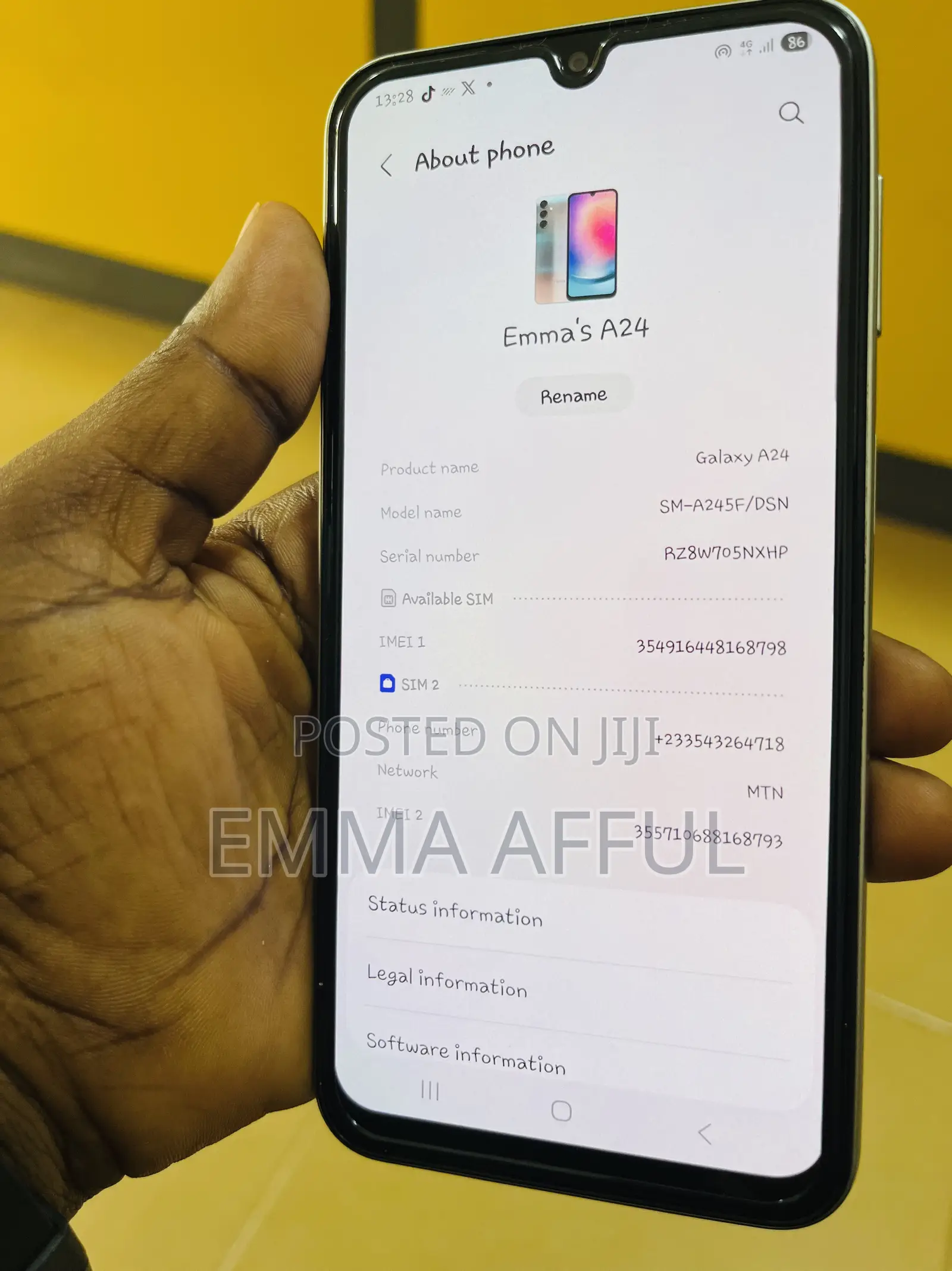 Samsung Galaxy A24 128 GB Gold