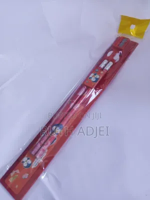 Pencil Set ( 2 Pencils, an Eraser, a Ruler and a Sharpener)