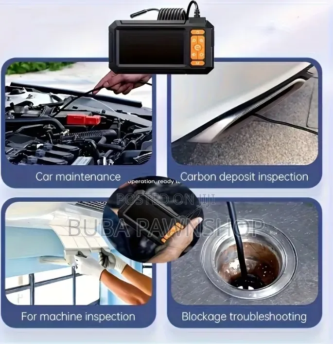 Industrial Borescope Endoscope Inspection Camera With 4.3" HD Display