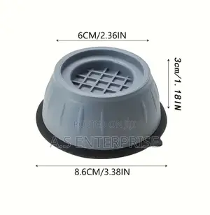 4-Piece Anti-Vibration Washing Machine Foot Pads