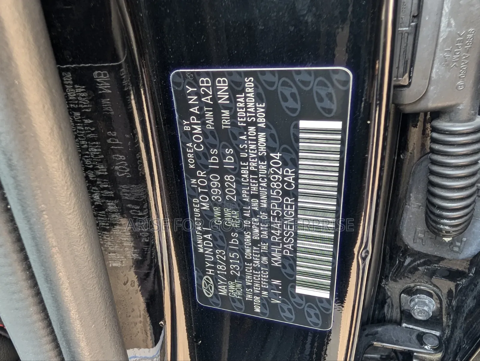 Hyundai Elantra 2023 Black
