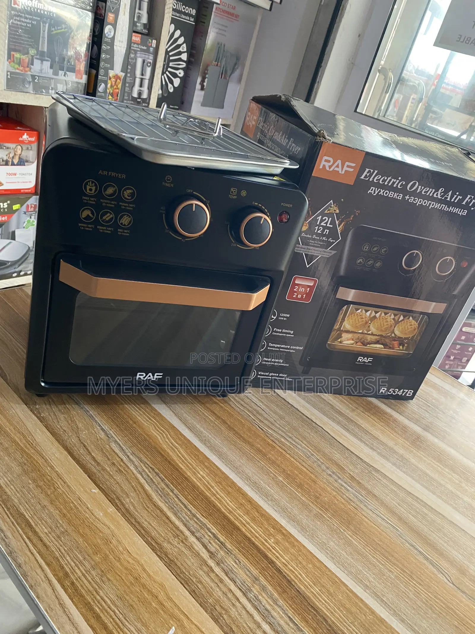 RAF 12L Kitchen Appliance Oven Air Fryer