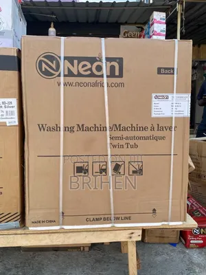 Neon 8kg Semi-Automatic Twin Tub Washing Machine