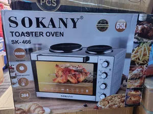 Sokany 65Litres Electric Oven + 2 Hot Plate