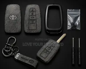 Toyota Smart Key Replacement Shell Case Kit With Keychain – 4 Button