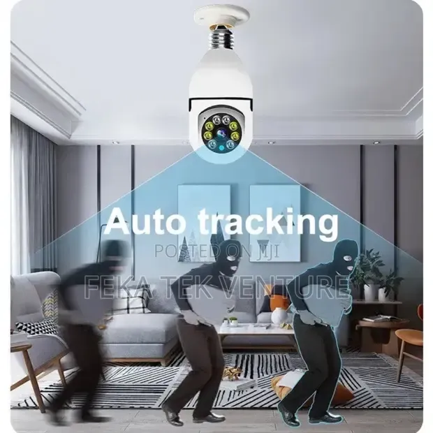 Smart PTZ Bulb Wifi Camera
