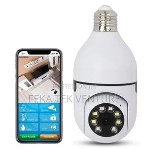 Smart PTZ Bulb Wifi Camera